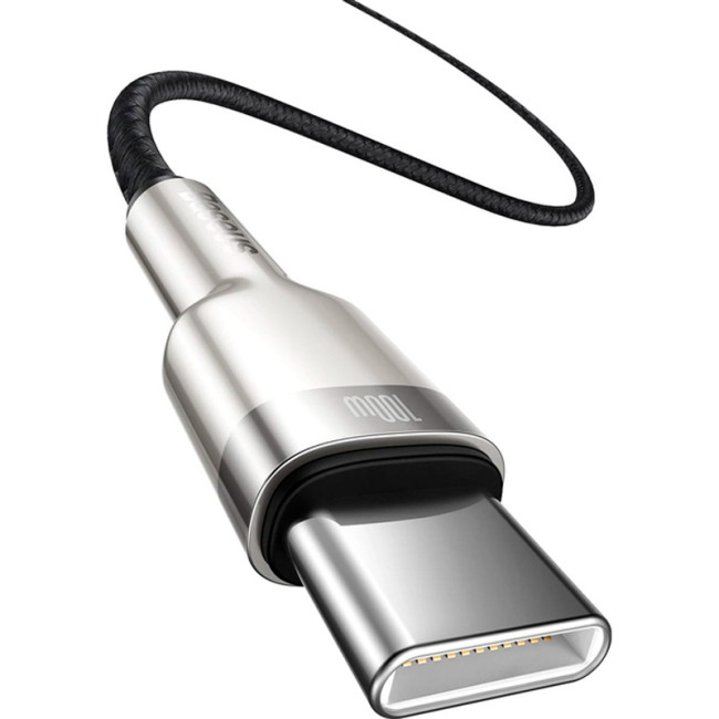 Кабель USB Baseus Unbreakable Series Type-C/Type-C 100W (P10355800111-00) 1m Black 