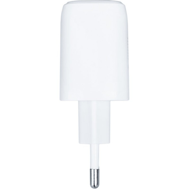 Мережевий зарядний пристрій Gelius X-Duo GP-HC014 QC3.0/PD20W USB+Type-C White + кабель Lightning Gelius Full Silicon (18W) Black/White