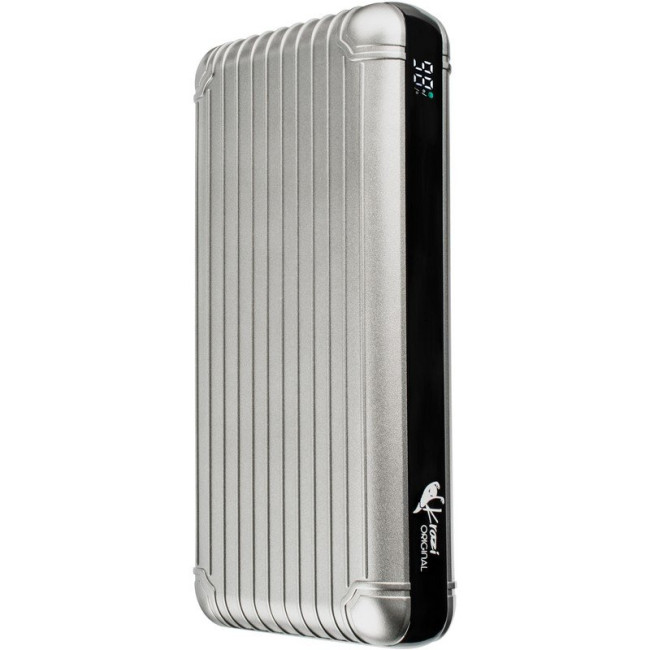 Додаткова батарея Krazi KZ-PB001 Air MaQ 20000mAh QC+PD 65W (74Wh) Silver