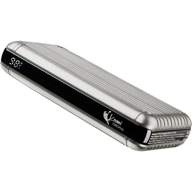 Додаткова батарея Krazi KZ-PB001 Air MaQ 20000mAh QC+PD 65W (74Wh) Silver