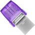 USB флеш накопичувач Kingston DTMicroDuo 3C (Type-A/Type-C) (200Mb/s) 256Gb USB 3.2