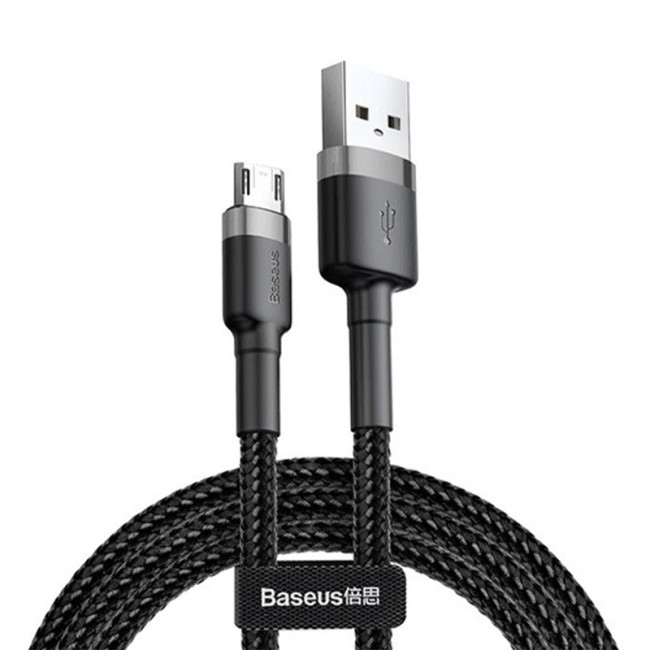 Кабель USB Baseus Cafule MicroUSB (CAMKLF-BG1) Black 1m