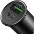 Автомобільний зарядний пристрій Baseus Circular Metal (CCYS-C01) PPS 1USB + 1Type-C 30W Black