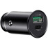 Автомобільний зарядний пристрій Baseus Circular Metal (CCYS-C01) PPS 1USB + 1Type-C 30W Black