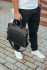 Шкіряна чоловіча чорна ділова сумка-портфель Tiding Bag 30987