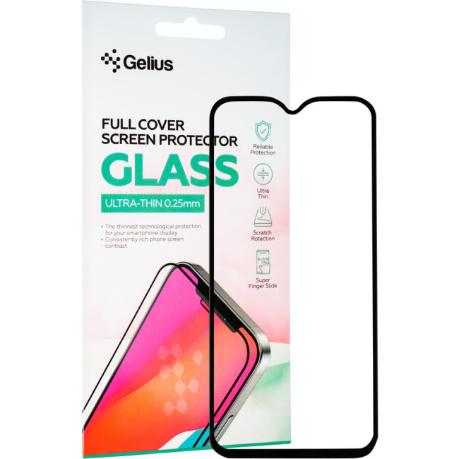 Захисне скло Gelius Full Cover Ultra-Thin 0.25mm для Samsung A015 (A01) Black