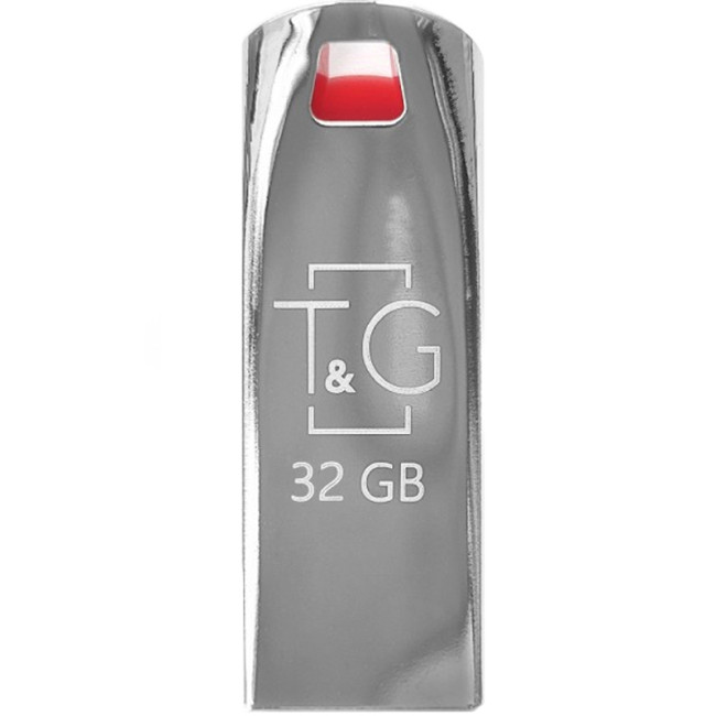 USB флеш накопичувач T&G Stylish 115 32Gb Metal Chrome