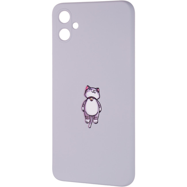 Чохол Full Soft Print Art Case для Samsung A055 (A05) Cat