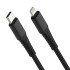 Кабель USB Gelius G-Power GP-UC104 PD Type-C/Lightning (1м) (18W) Black