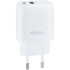 Мережевий зарядний пристрій Gelius X-Duo GP-HC014 USB+Type-C QC3.0/PD20W + кабель MicroUSB Gelius Full Silicon (18W) White
