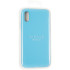 Чохол Original Full Soft Case для iPhone X/XS (without logo) Blue Чохол Original Full Soft Case для iPhone X/XS (without logo) Blue