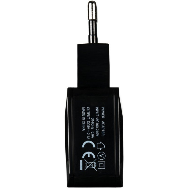 Мережевий зарядний пристрій Gelius Ultra Prime GU-HC02 2USB 2.1A 12W Black