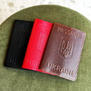 Стильні шкіряні обкладинки для паспорту