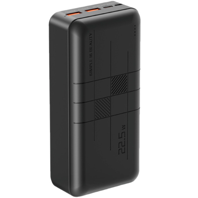 Додаткова батарея Powerbank XO PR188 20000 mAh Black