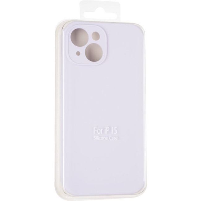 Чохол Original Full Soft Case для iPhone 15 (without logo) Lilac Чохол Original Full Soft Case для iPhone 15 (without logo) Lilac