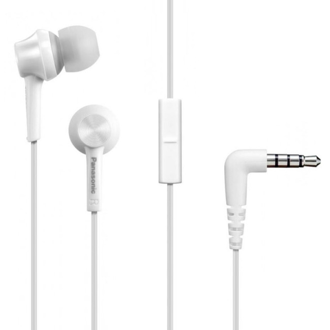 Навушники Panasonic RP-TCM115GC-W (mic + button call answering) White