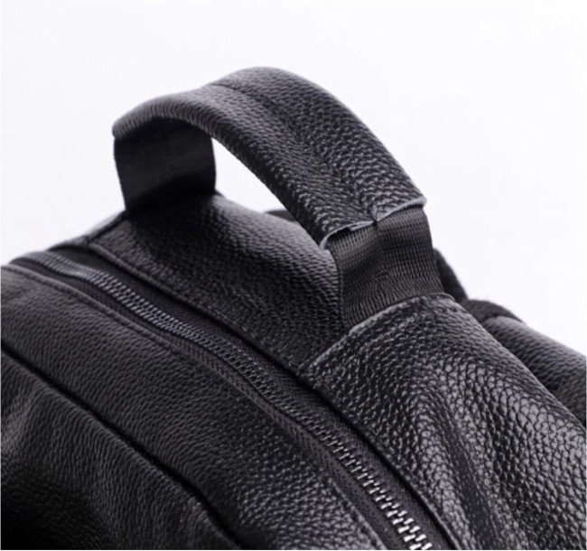 Міський рюкзак шкіряний Tiding Bag B2-03555A чорний