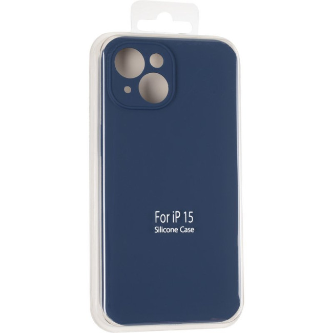 Чохол Original Full Soft Case для iPhone 15 (without logo) Midnight Blue Чохол Original Full Soft Case для iPhone 15 (without logo) Midnight Blue