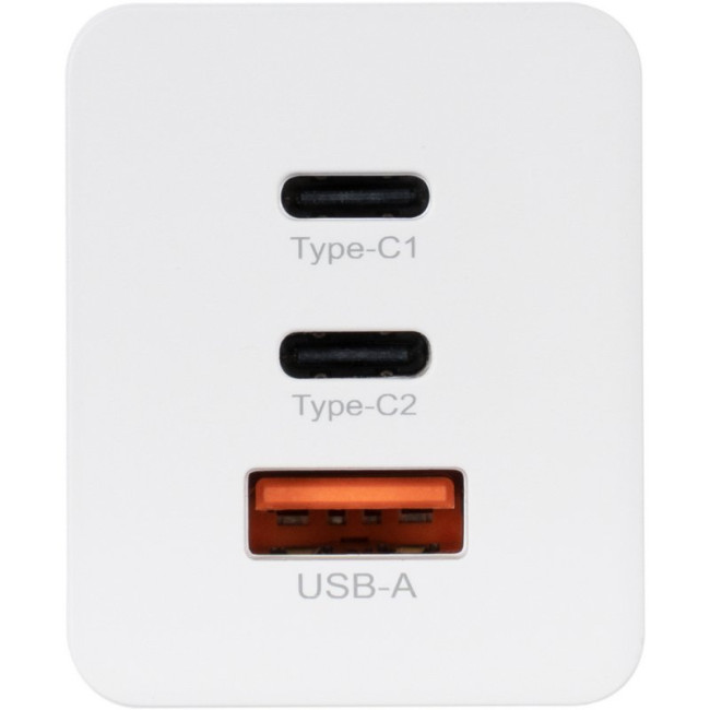 Мережевий зарядний пристрій Gelius Nimble GaN 65W GP-HC051 + кабель Type-C/Type-C White