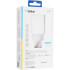 Мережевий зарядний пристрій Gelius Nimble GaN 65W GP-HC051 + кабель Type-C/Type-C White