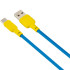 Кабель USB Gelius Full Silicon GP-UCN001C Type-C (1.2m) (18W) Yellow/Blue