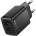 Мережевий зарядний пристрій Baseus Compact Charger 10.5W 2USB (CCXJ010201) Black