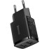 Мережевий зарядний пристрій Baseus Compact Charger 10.5W 2USB (CCXJ010201) Black