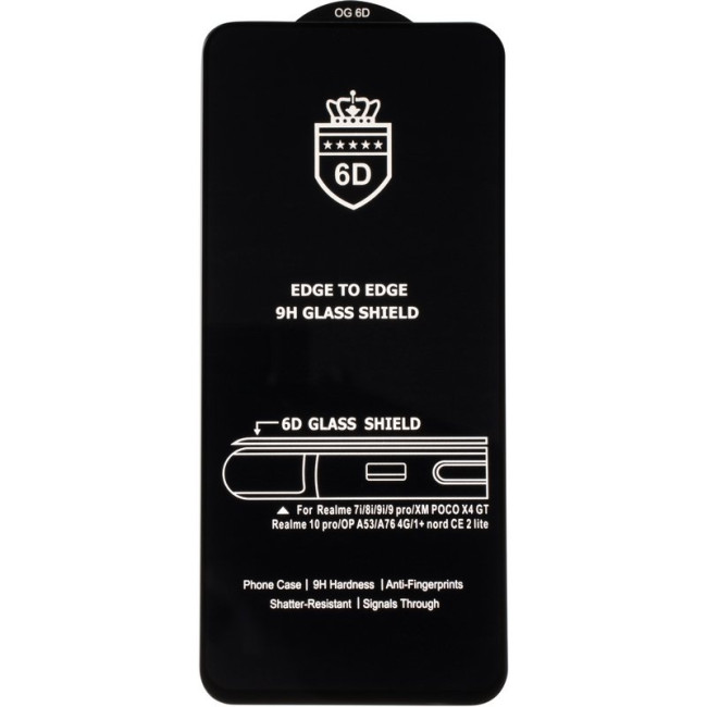 Захисне скло Gelius Full Cover Ultra-Thin 0.25mm для Realme 10 Pro Black