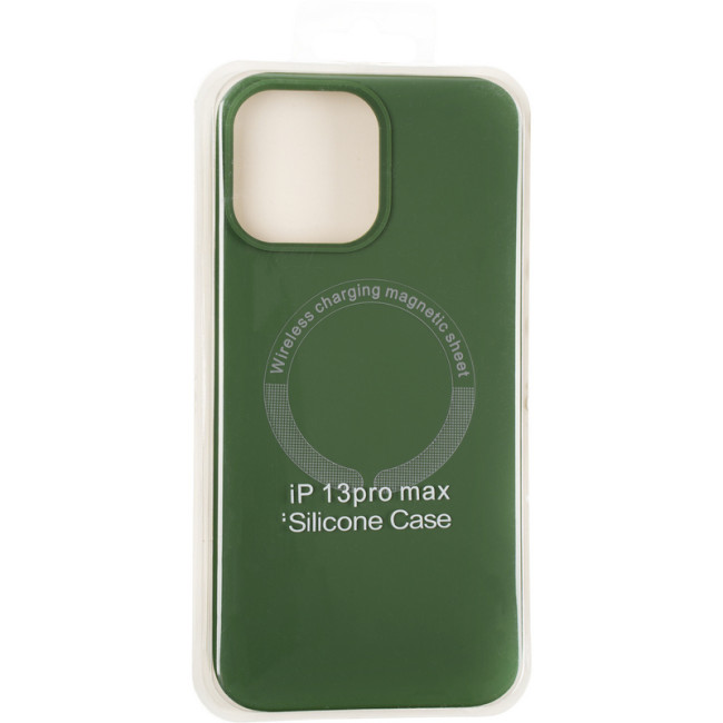 Чохол Full Soft Case (MagSafe) для iPhone 13 Pro Max Green Чохол Full Soft Case (MagSafe) для iPhone 13 Pro Max Green
