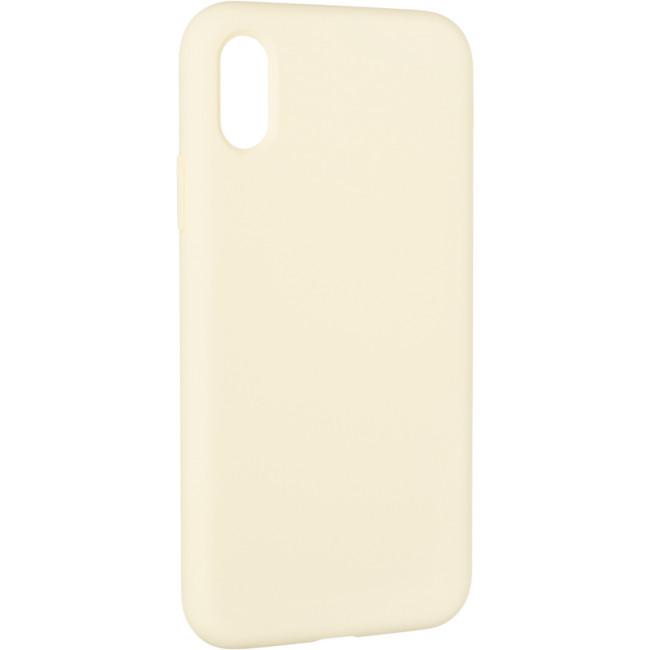 Чохол Original Full Soft Case для iPhone X/Xs (without logo) Mellow Yellow Чохол Original Full Soft Case для iPhone X/Xs (without logo) Mellow Yellow