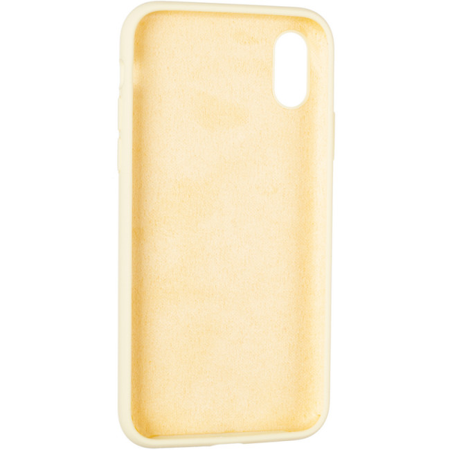 Чохол Original Full Soft Case для iPhone X/Xs (without logo) Mellow Yellow Чохол Original Full Soft Case для iPhone X/Xs (without logo) Mellow Yellow
