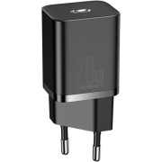 Мережевий зарядний пристрій Baseus Super Si 1Type-C 20W (CCSUP-B01) Black