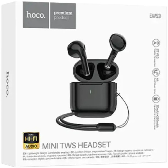 Бездротові навушники TWS Hoco EW53 Black
