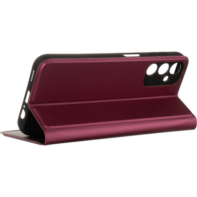 Чохол Book Cover Gelius Shell Case для Samsung A145 (A14) Wine Red